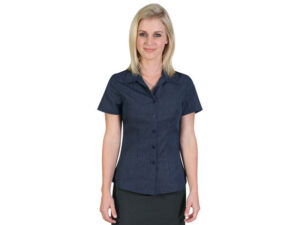 Roselina Blouse Short Sleeve - Check 1