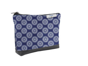 Shweshwe Cosmetic Pouch With Learette