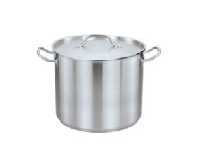 Stainless Steel Casserole Pot With Lid 11X 24Cm (5L)