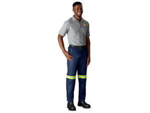 Trade Polycotton Pants - Reflective Legs - Yellow Tape