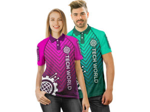Unisex Abner Raglan Golf Shirt - Polyester Birdseye