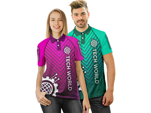 Unisex Abner Raglan Golf Shirt - Polyester Interlock