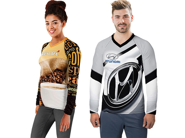 Unisex Raglan Long Sleeve V-Neck T-Shirt - 150g Polyester Birdseye