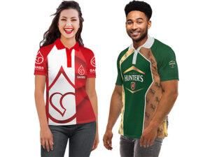 Unisex Raglan Short Sleeve Golf Shirt - 150g Polyester Interlock