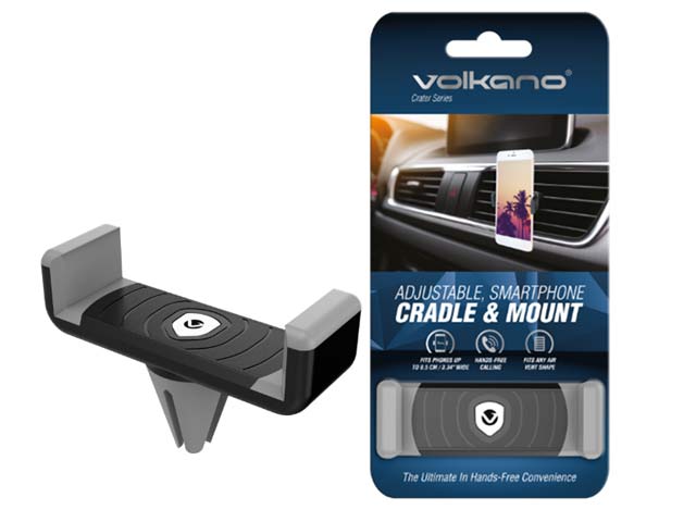 Volkano Crater Series Adjustable Car Cellphone Cradle