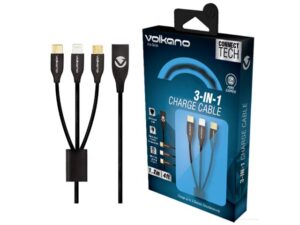 Volkano Iron Series 3 In 1 Charging Cable