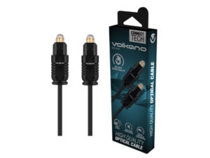 Volkano Optic Series 2M Optical Cable -Black