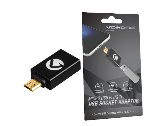 Volkano Otg Series Micro Usb Plug To Usb Socket Adaptor