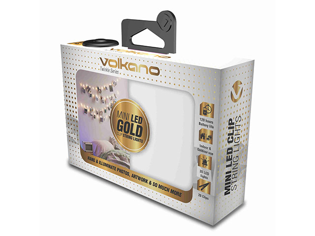 Volkano Twinkle Series Clear Photo Clips With Led Lights - Image 2