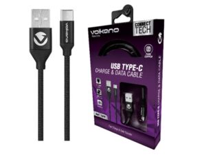 Volkano Weave Series Type-C Cable 3 Meter