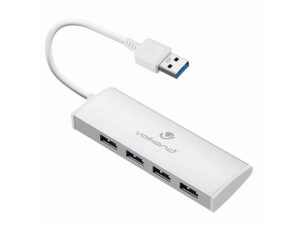 Volkanox Media Series 4 Port Usb Hub With Power Adaptor