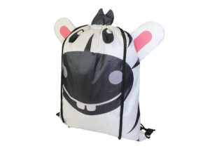 Zebra Drawstring Bag