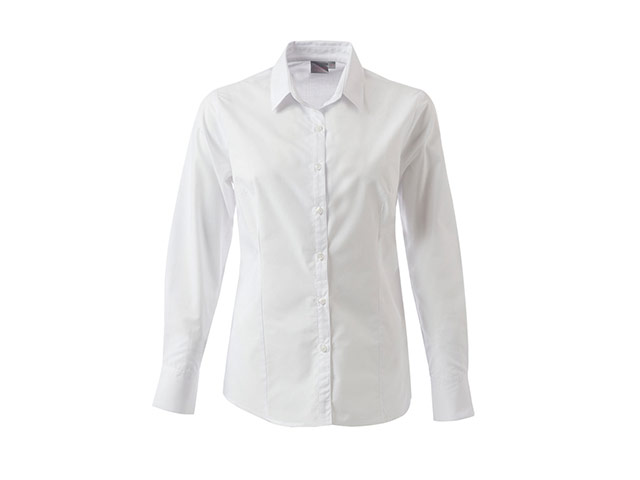 Ladies Ellis K255 Long Sleeve Blouse - Image 3