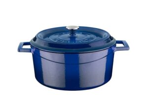 Lava Round Casserole 24Cm Blue