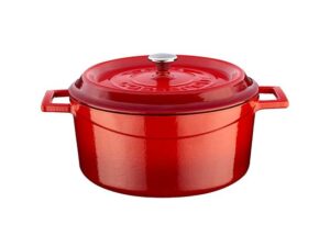 Lava Round Casserole 24Cm Red