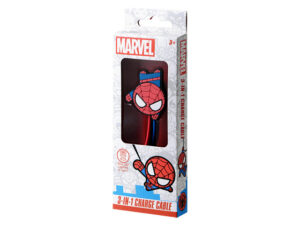 Marvel 3-In-1 Charging Cable -Spider-Man