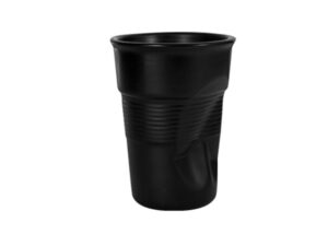 Nova Style Crushed Cup 11.5Cm Matt Black