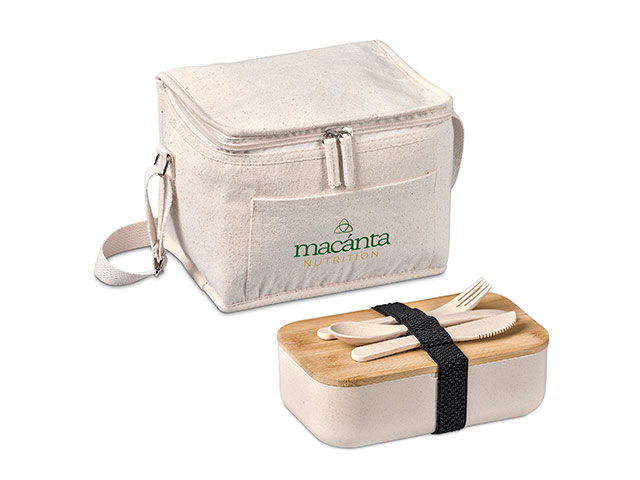 Okiyo Kura Cotton And Wheat Straw Lunch Set
