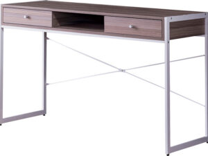 Palatial Everfurn Desk With Two Drawers And Storage Cavity