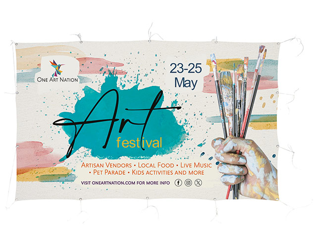 Sublimated Display Fabric Banner 2M X 1.2M