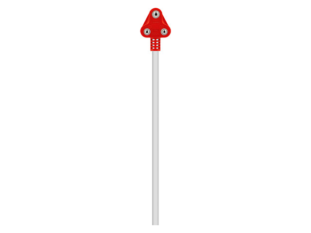 Switched 4-Way Medium Surge Extension Lead 3M