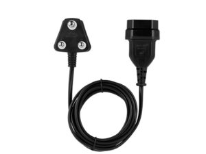 Switched Easy Cable Extender Sa 3Pin To 2Pin Euro Socket 2M