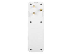 Switched  3 Way Schuko Adaptor With Type C + Usb-White