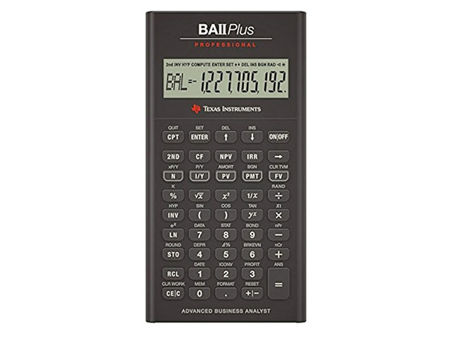 Texas Instruments Ba Ii Plus