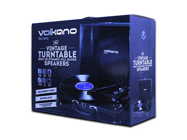 Volkano Retro Series Turntable