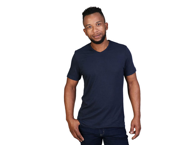 160G Heavyweight Lifestyle V-Neck T-Shirt