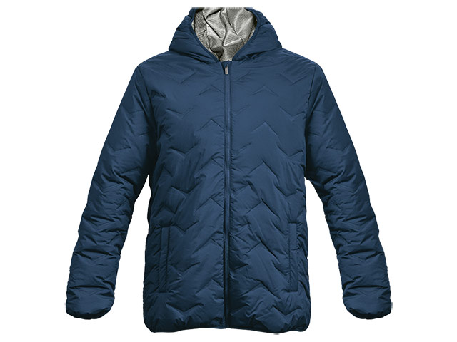 Mock-Quilt Hooded Puffer Mens - Image 3