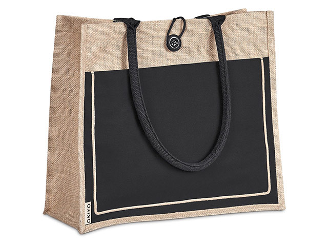 Okiyo Umi Jute And Cotton Tote - Image 2