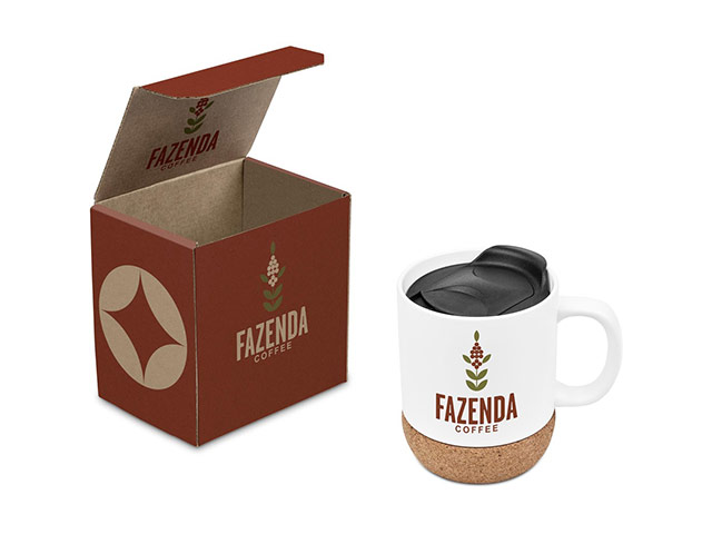 Serendipio Sienna Mug In Bianca Custom Gift Box