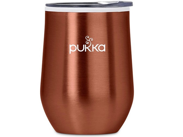 Serendipio Vogue Madison Stainless Steel And Plastic Double-Wall Tumbler-350Ml