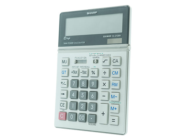 Sharp El2128V Calculator