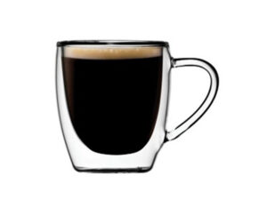 2Pc Double Wall Espresso Mug 80Ml