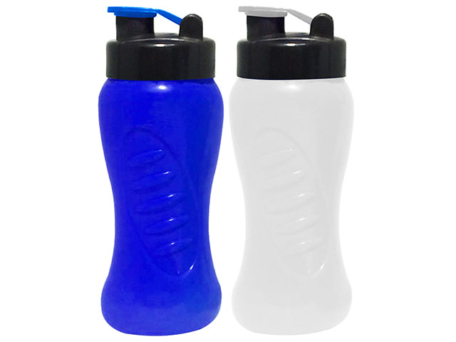 Curves 500ml water bottle with 1 col - Flip top - Image 2