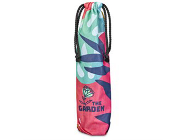 Hoppla Tipsy RPET Wine Bottle Drawcord Bag