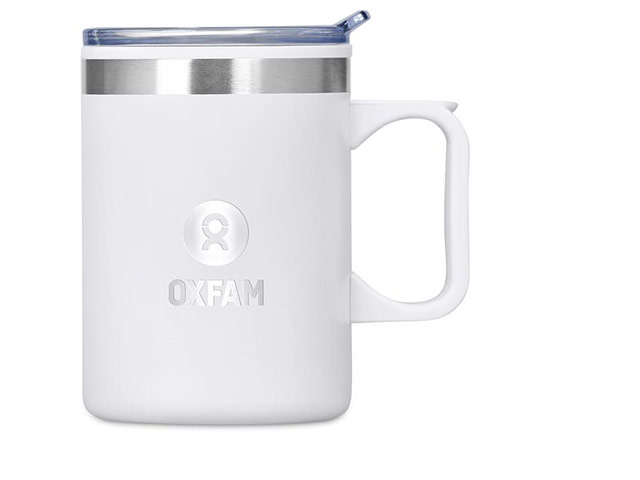 Kooshty Angelo Stainless Steel & Plastic Double-Wall Mug – 360ml