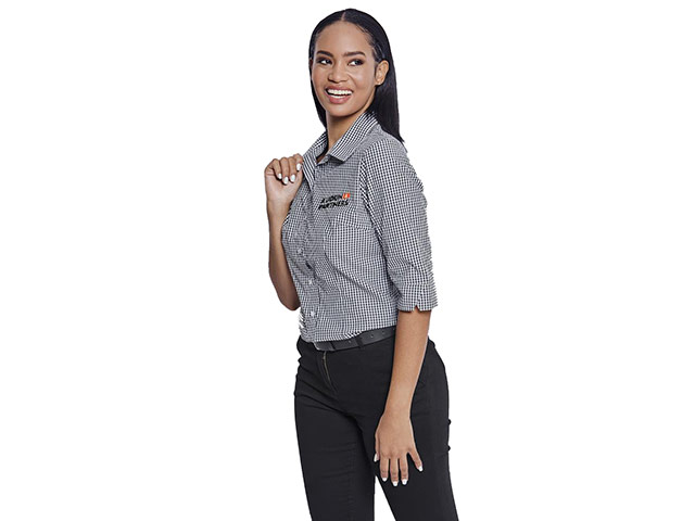 Ladies 3/4 Sleeve Ashford Shirt