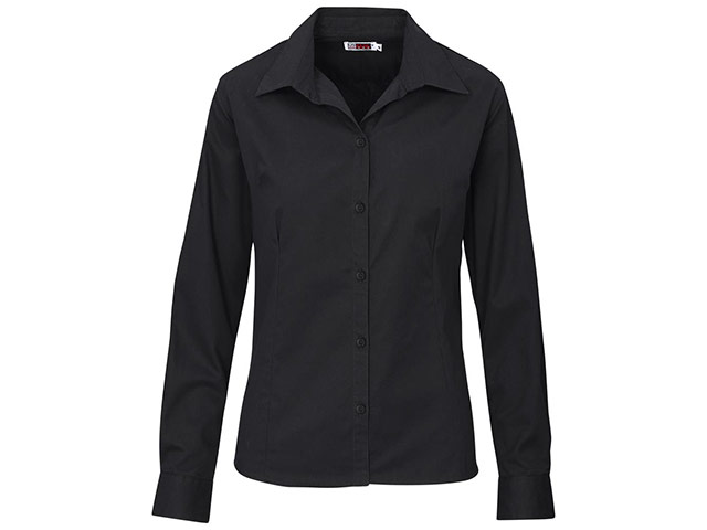 Ladies Long Sleeve Cotton Twill Moderna Shirt - Image 2