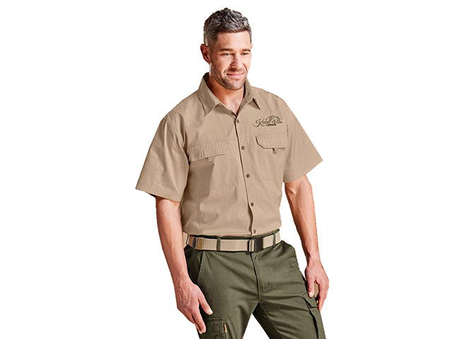Mens Short Sleeve Mawenzi Twill Shirt