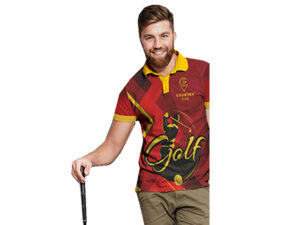 Mens Takoma Moisture Management Sublimation Golf Shirt