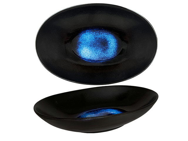 Nova Cosmic Blue Oval Bowl 25×17.5Cm