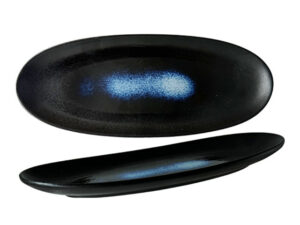 Nova Cosmic Blue Oval Plate 25.5×10.5Cm