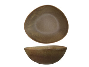 Nova Earth Mocha Oblong Bowl 15.5Cm