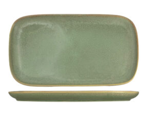 Nova Earth Sage Rectangular Plate 25X14Cm