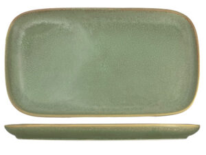 Nova Earth Sage Rectangular Plate 30X16Cm