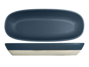 Nova Mezzo Blue Oval Bowl
