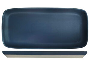 Nova Mezzo Blue Rectangular Plate